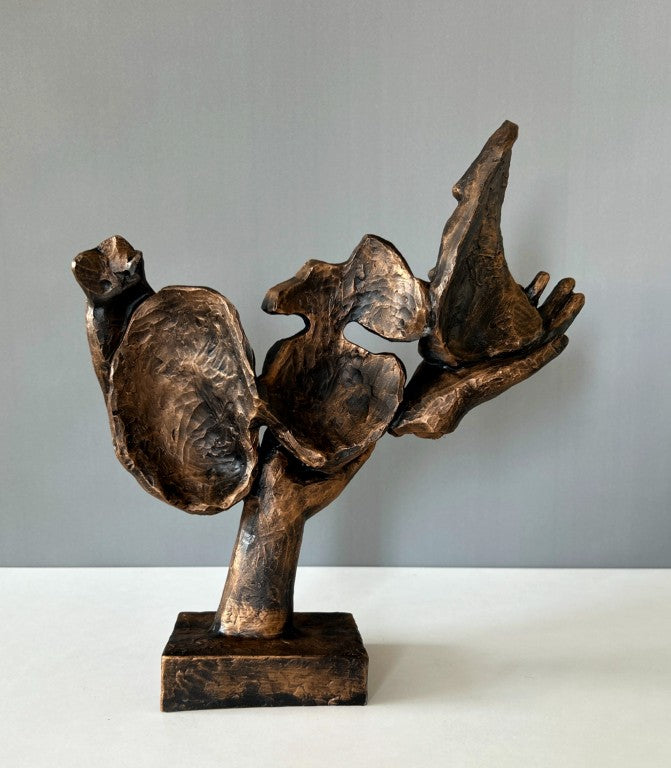 Silent Trio Modern Sculpture, 32 cm / 13 in