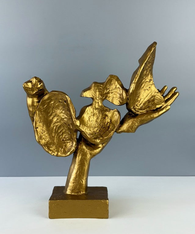 Silent Trio Modern Sculpture, 32 cm / 13 in