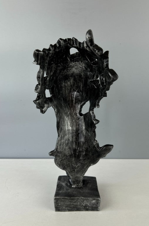 Flower Lady Bust Statue, 30 cm - 11.8 in
