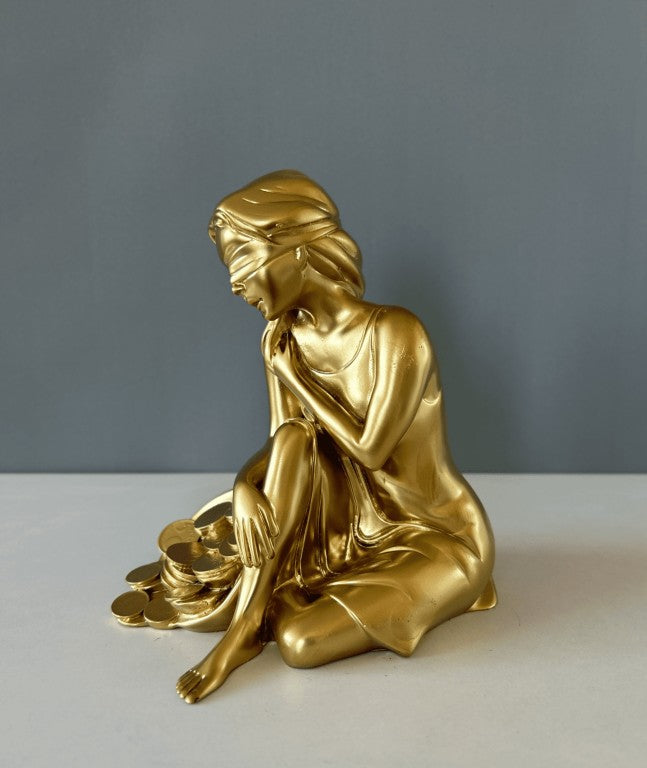 Fortuna Tyche Greek Goddess of Luck, 20 cm - 8 in