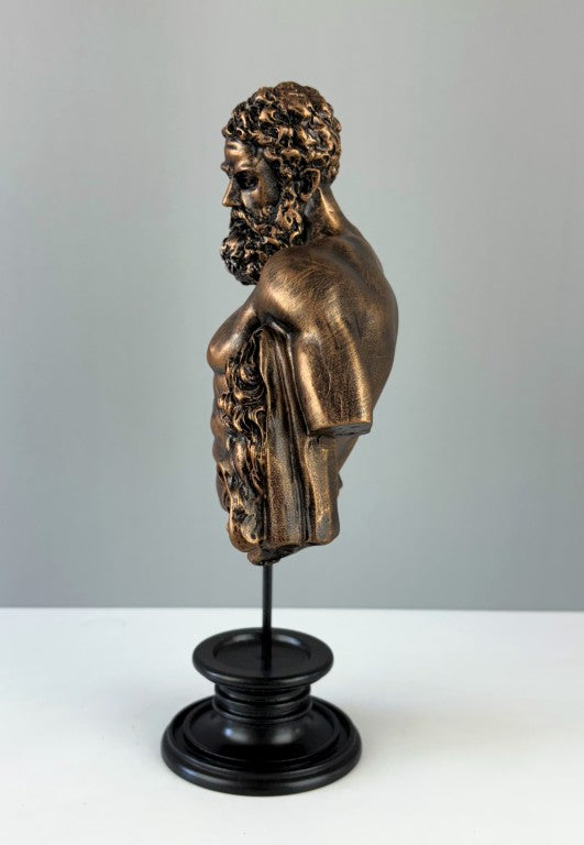 Hercules Bust Statue, 30cm - 11.8 in