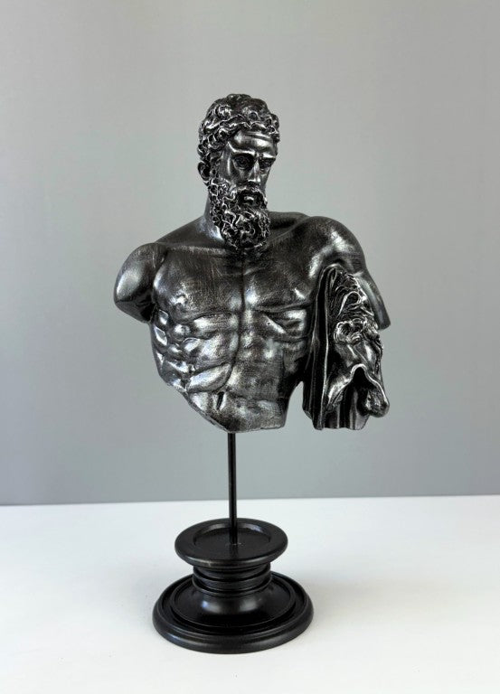 Hercules Bust Statue, 30cm - 11.8 in