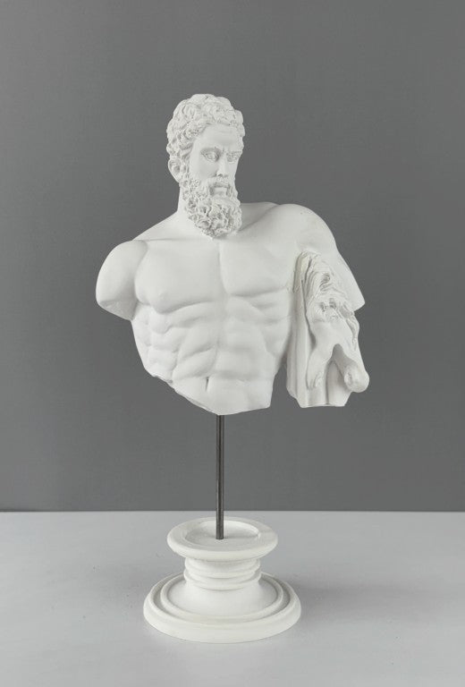 Hercules Bust Statue, 30cm - 11.8 in