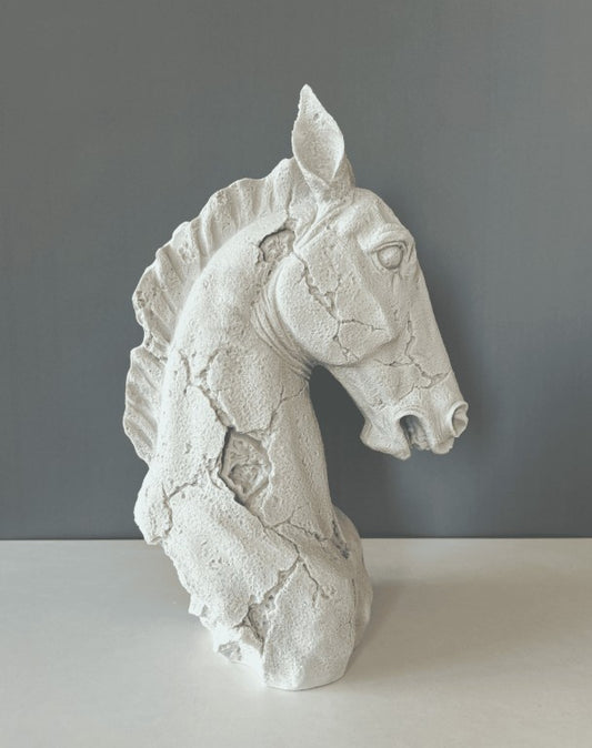 Horse Bust Statue, 38 cm - 15 in