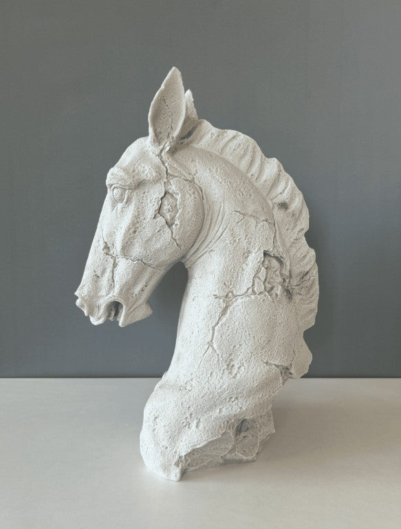 Horse Bust Statue, 38 cm - 15 in