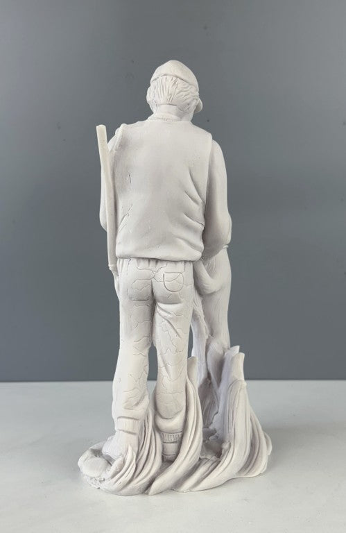 Hunter and Dog Sculpture, 29 cm - 11.4 in