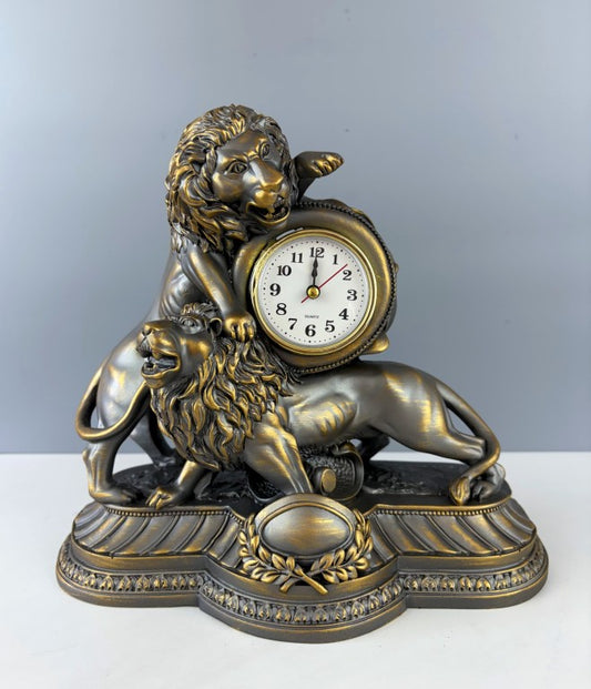 Majestic Lions Sculpture , 28 cm - 11 in