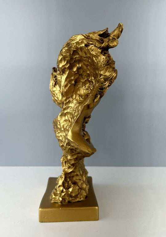 Romance Couple Bust Sculpture, 32 cm - 12.6 in