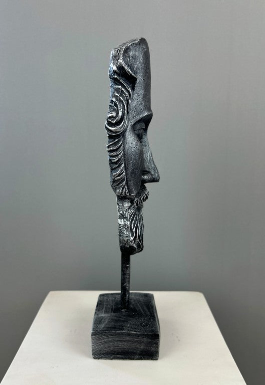 Marcus Aurelius Half Face Statue, 34 cm - 13.4 in