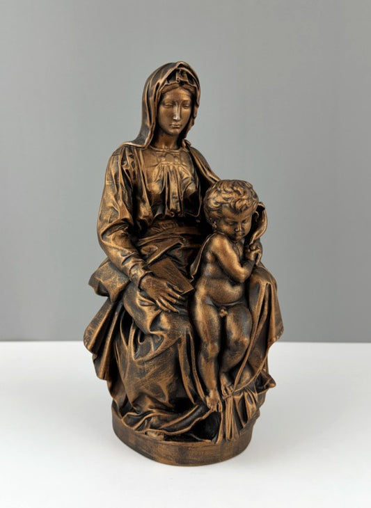 Madonna of Bruges by Michelangelo Statue, 28cm - 11"