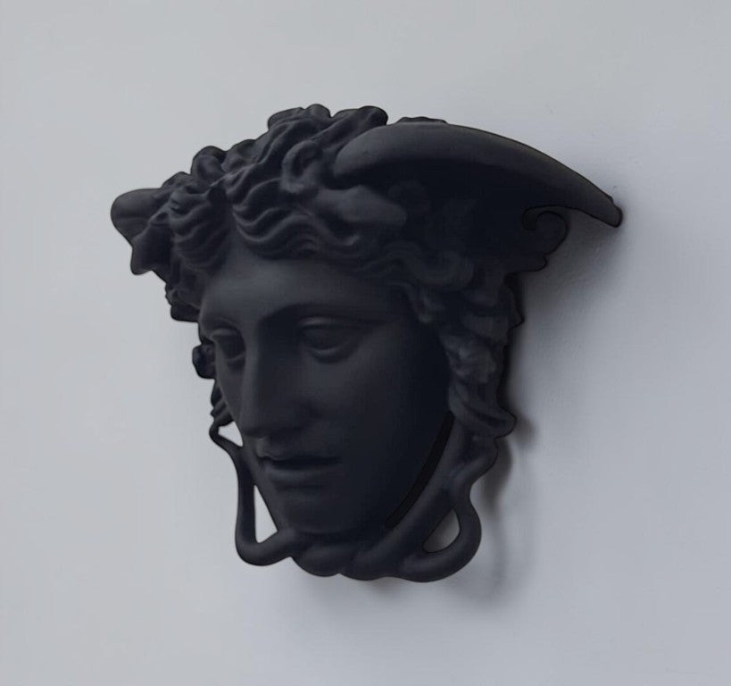 Medusa Wall Sculpture, 23 cm - 9 in