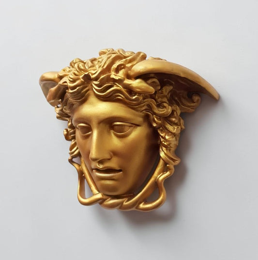 Medusa Wall Sculpture, 23 cm - 9 in