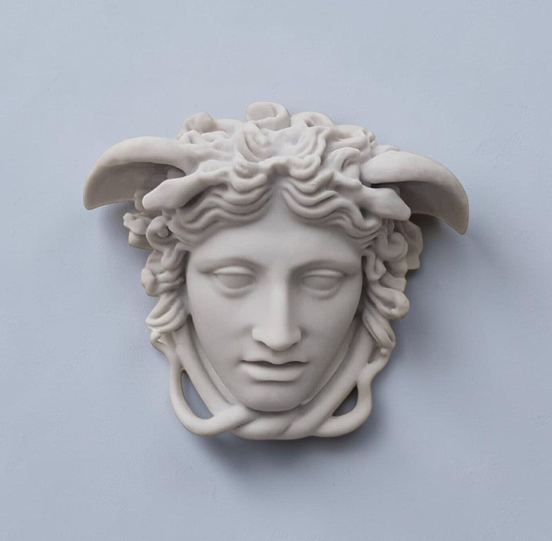 Medusa Wall Sculpture, 23 cm - 9 in