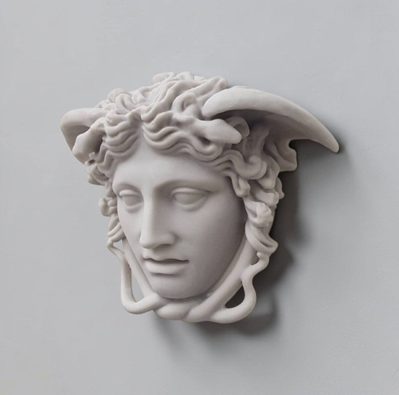 Medusa Wall Sculpture, 23 cm - 9 in