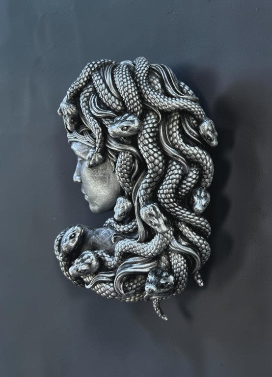 Medusa Wall Sculpture, 25 cm - 10 in