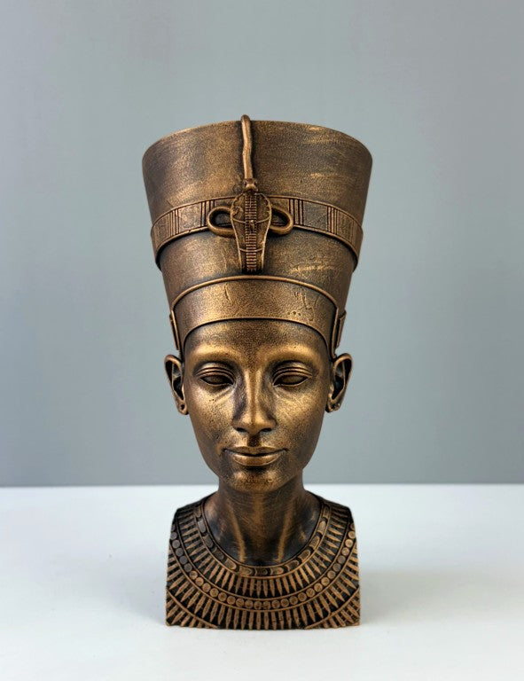 Queen Nefertiti Bust Statue, 23 cm - 9 in