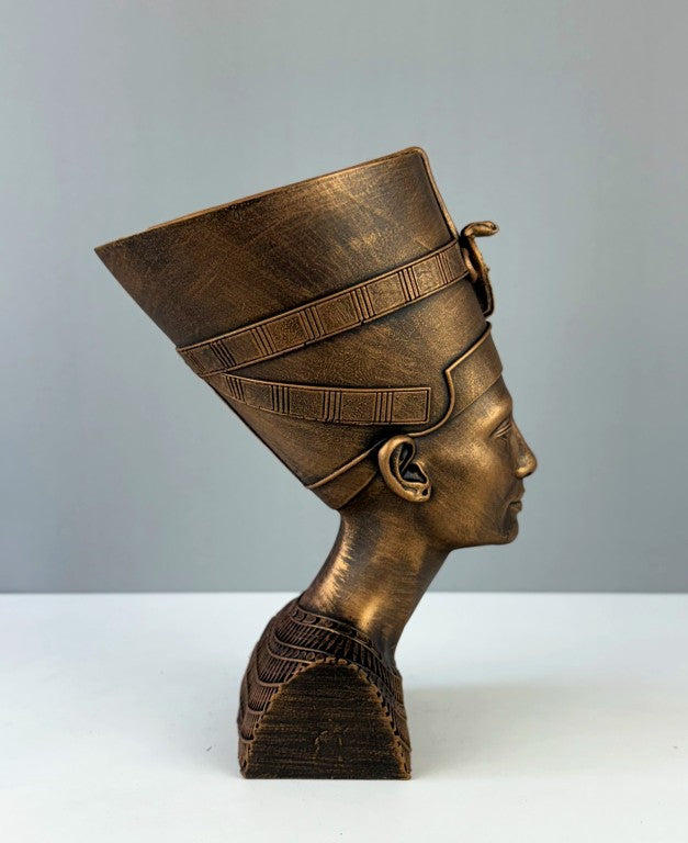 Queen Nefertiti Bust Statue, 23 cm - 9 in