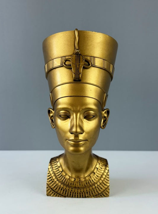 Queen Nefertiti Bust Statue, 23 cm - 9 in