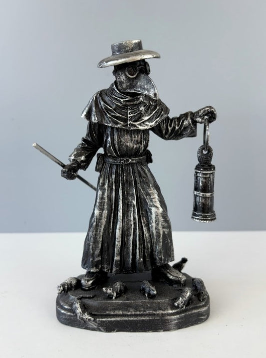 Plague Doctor Bust Statue, 21 cm - 8.3 in
