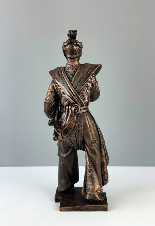 Japanese Samurai Statue, 33cm - 13 in