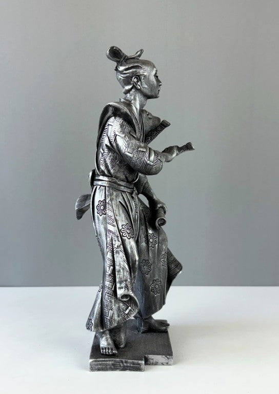 Japanese Samurai Statue, 33cm - 13 in