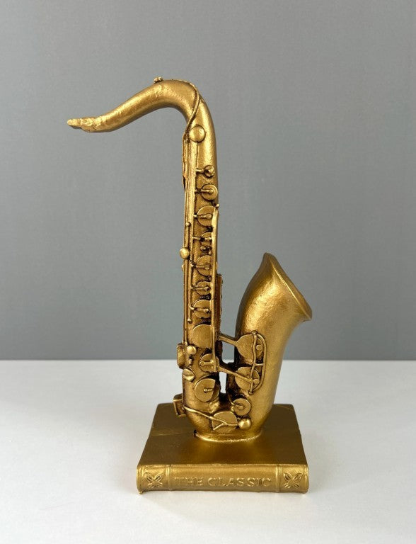 Violin & Saxophone Sculpture, 30 cm - 12 in