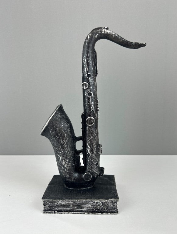 Violin & Saxophone Sculpture, 30 cm - 12 in