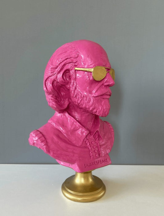 Shakespeare Pop Art Bust Statue, 40 cm - 15.8 in