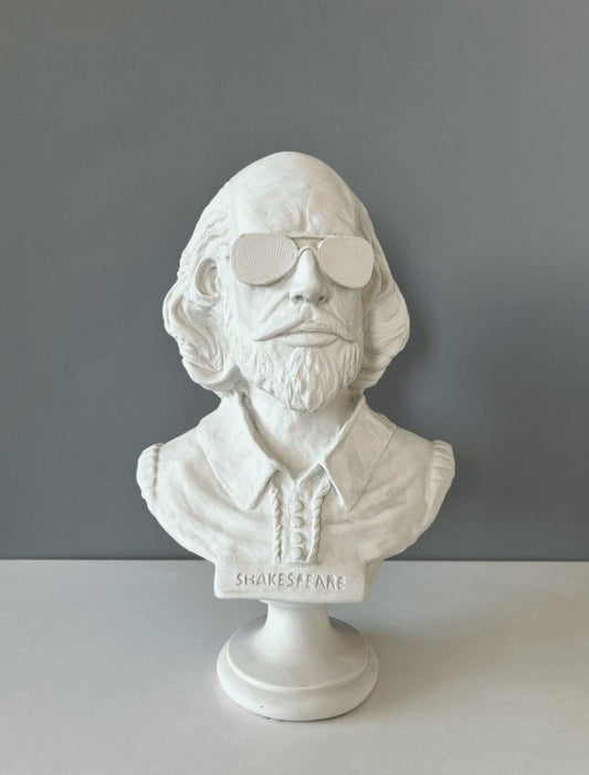 Shakespeare Bust Statue, 40 cm - 15.8 in
