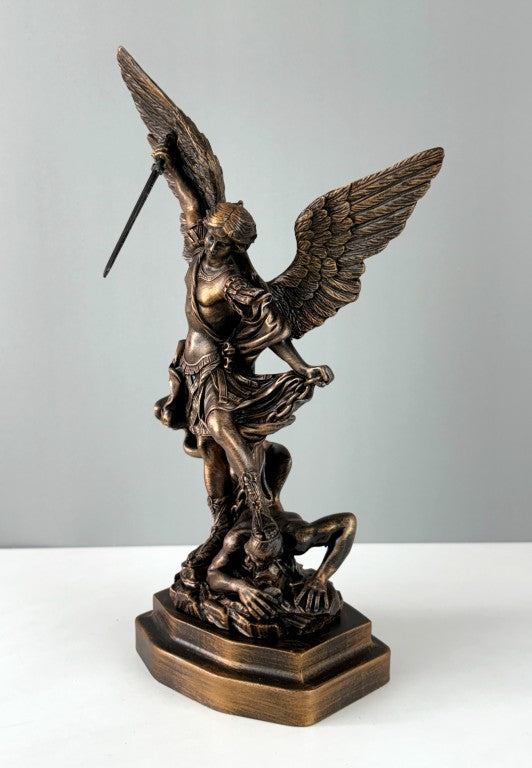 St. Michael Defeating Lucifer Statue, 29cm - 11.4 in