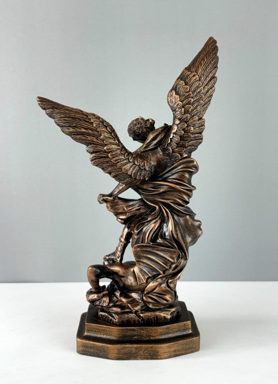 St. Michael Defeating Lucifer Statue, 29cm - 11.4 in