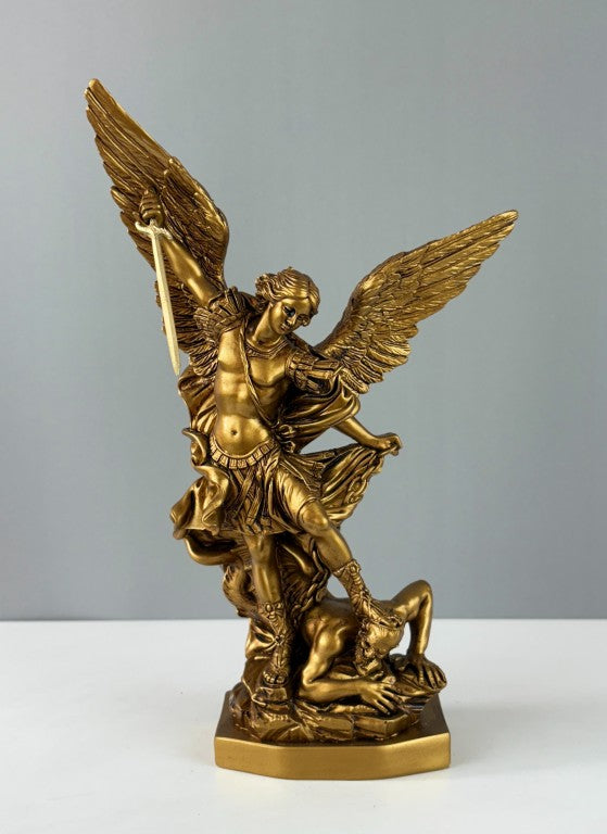 St. Michael Defeating Lucifer Statue, 29cm - 11.4 in