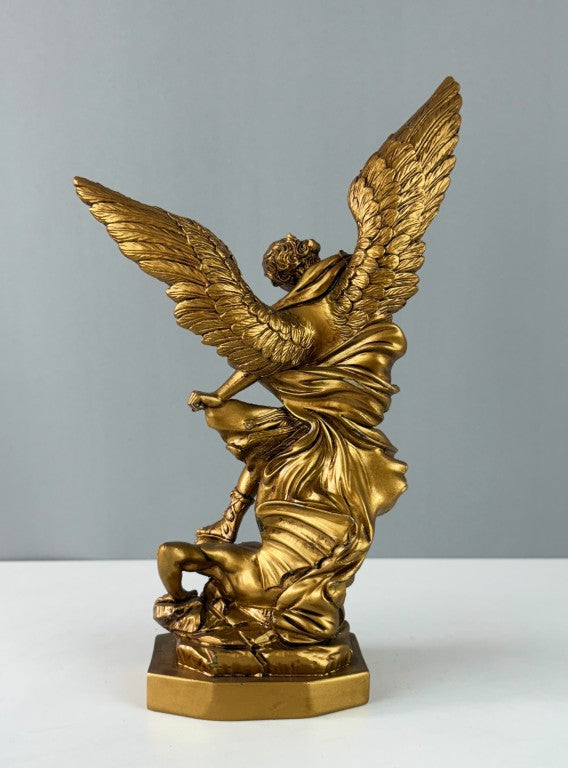 St. Michael Defeating Lucifer Statue, 29cm - 11.4 in