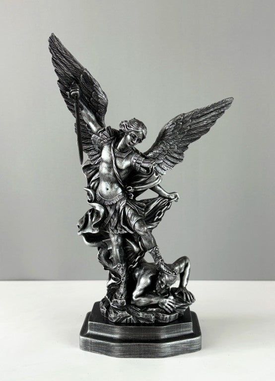 St. Michael Defeating Lucifer Statue, 29cm - 11.4 in
