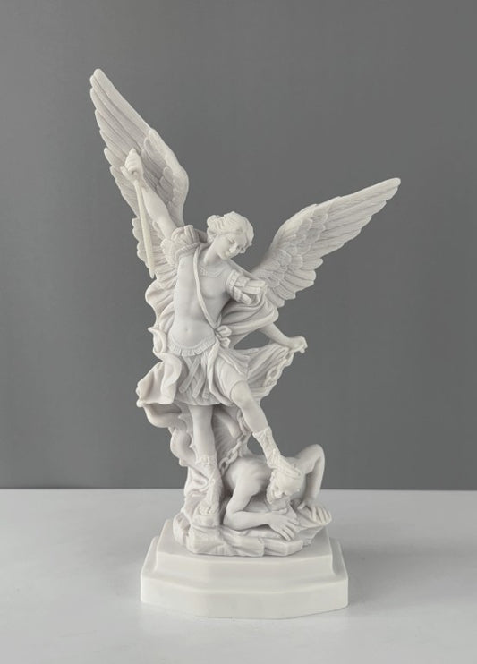 St. Michael Defeating Lucifer Statue, 29cm - 11.4 in
