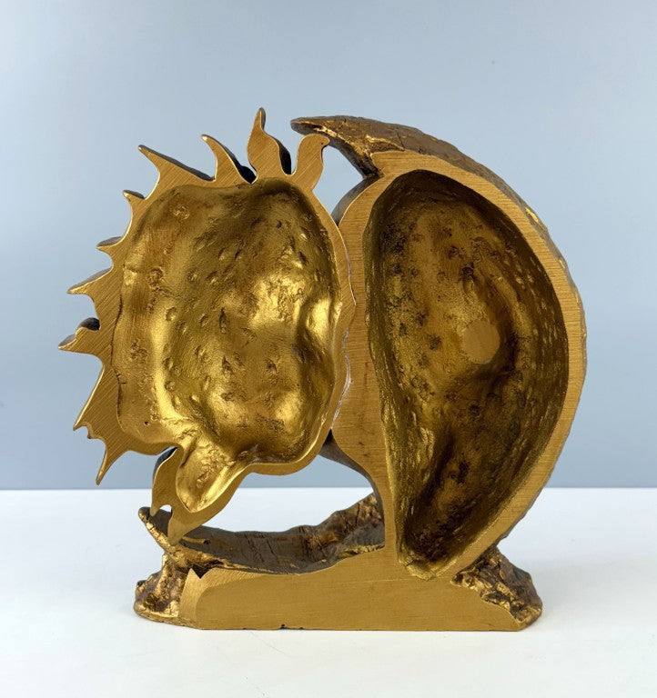 Sun & Moon Romantic Couple Sculpture, 26 cm - 10.2 in