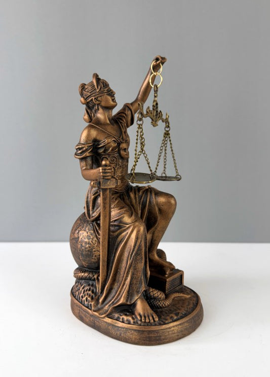 Themis Goddess of Justice Statue, 21 cm - 8.3"