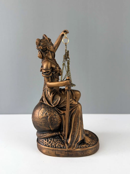 Themis Goddess of Justice Statue, 21 cm - 8.3"