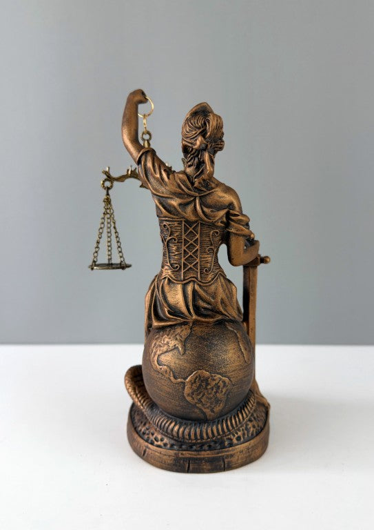 Themis Goddess of Justice Statue, 21 cm - 8.3"