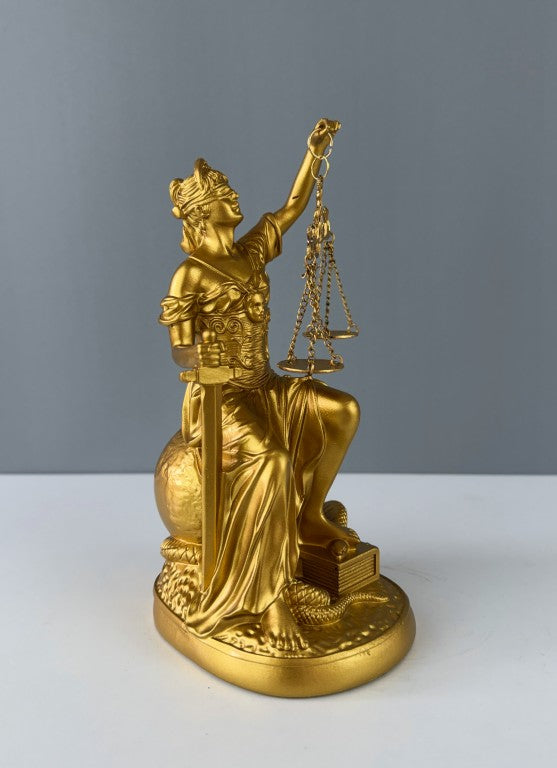 Themis Goddess of Justice Statue, 21 cm - 8.3"