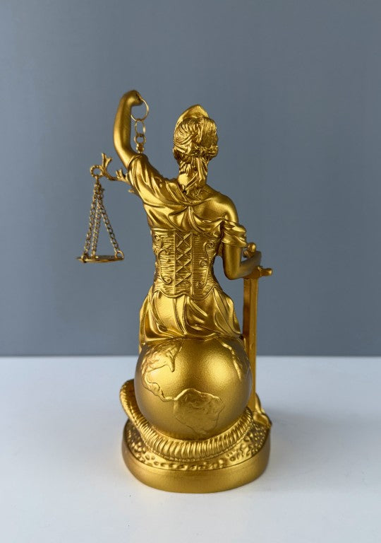 Themis Goddess of Justice Statue, 21 cm - 8.3"