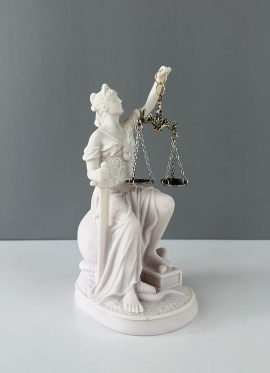Themis Goddess of Justice Statue, 21 cm - 8.3"