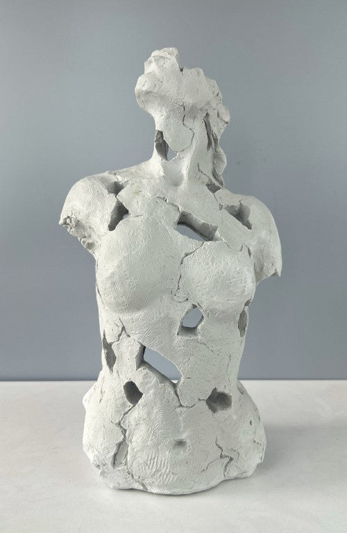 Abstract Male & Female Torso Sculpture, 38 cm - 15 in