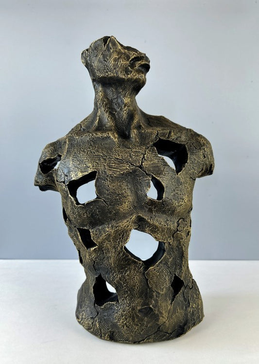 Abstract Male & Female Torso Sculpture, 38 cm - 15 in