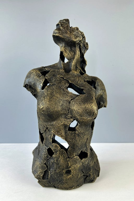 Abstract Male & Female Torso Sculpture, 38 cm - 15 in