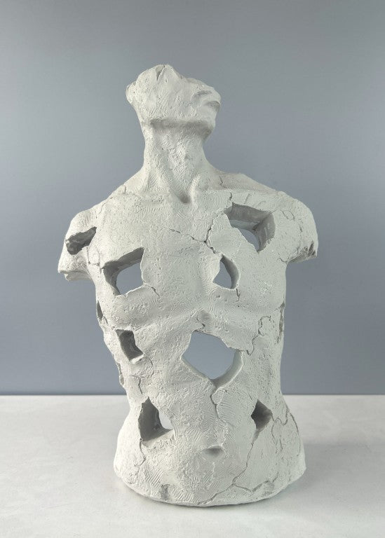 Abstract Male & Female Torso Sculpture, 38 cm - 15 in