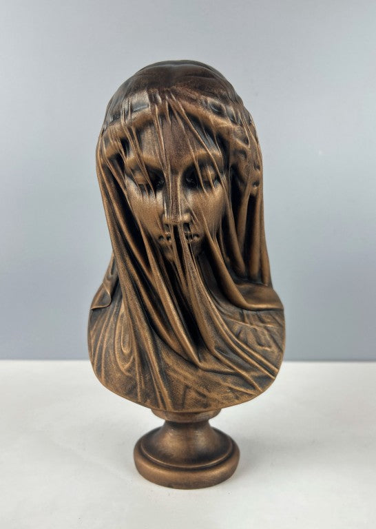 Veiled Lady Bust Statue, 25 cm - 9.8 in