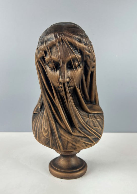 Veiled Lady Bust Statue, 25 cm - 9.8 in