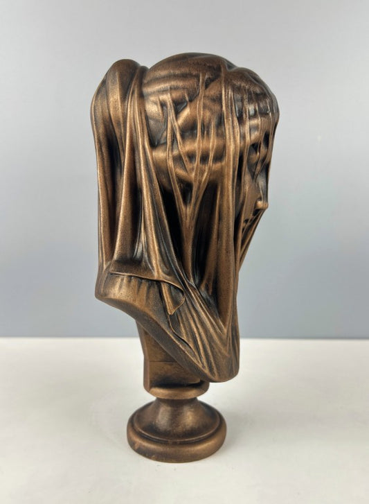 Veiled Lady Bust Statue, 25 cm - 9.8 in