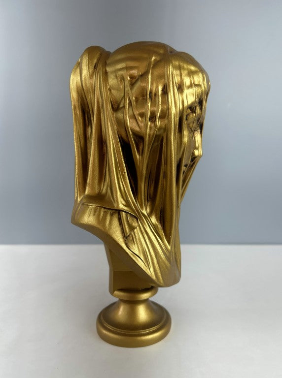 Veiled Lady Bust Statue, 25 cm - 9.8 in